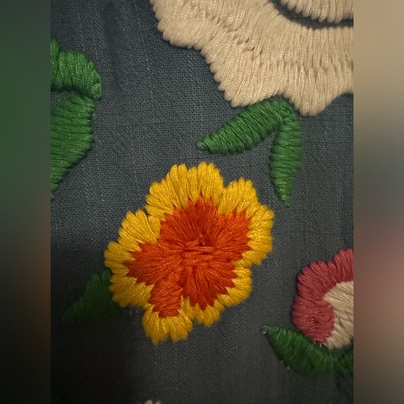 Frances Valentine Floral Embroidered Caftan - Picture 5 of 7